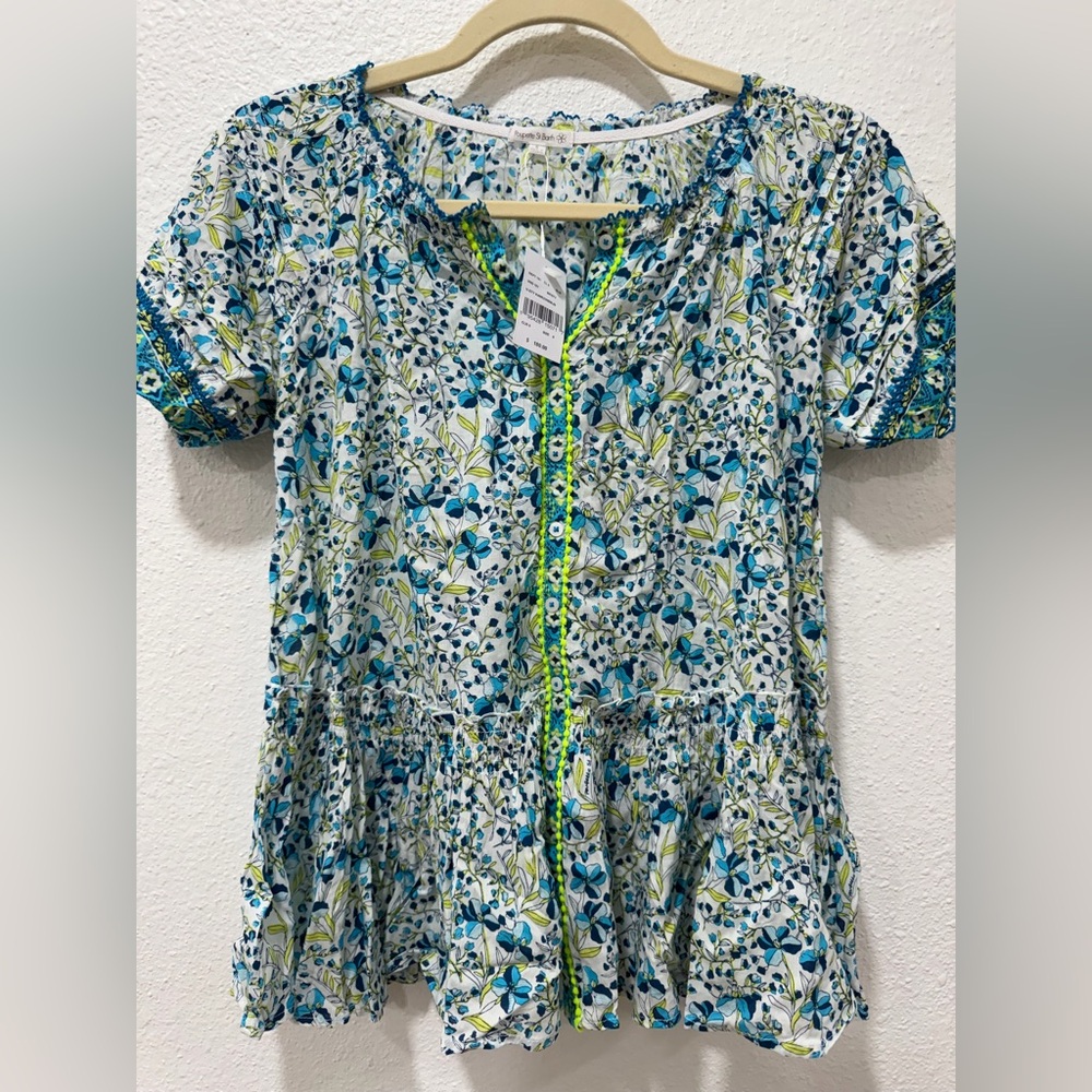 NEW ✨ POUPETTE ST. BARTH Floral Top size 8